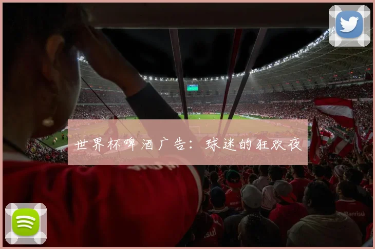 世界杯啤酒广告：球迷的狂欢夜