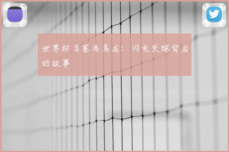 世界杯马塞洛乌龙：闪电失球背后的故事